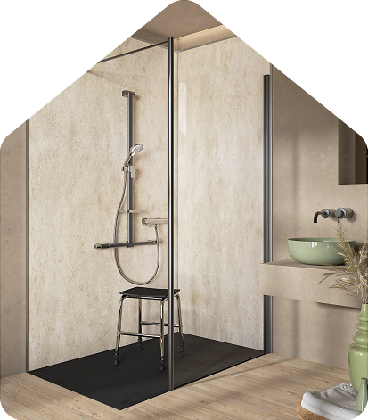 Salle de bain adaptée