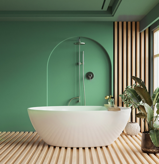Salle de bain confortable